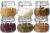 6 Pack 17oz Food Storage Jars with Airtight Lids, Preserving Seal Wire Clip Fastening Glass Containers, Canisters for Kitchen Organization, Flour, Cereal, Pasta, Sugar, Beans, Pickling Jars (17 Oz*6)