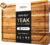 17” Teak Wood Cutting Board for Kitchen Non Slip Charcuterie Board Serving Heavy Duty Non Toxic Wooden Chopping Board Thick Haus Edge Grain Wood, Knife Friendly Housewarming Gifts – FSC Certified