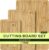 ROYAL CRAFT WOOD Wooden Cutting Boards for Kitchen Meal Prep & Serving – Bamboo Wood Serving Board Set with Deep Juice Groove Side Handles – Charcuterie & Chopping Butcher Block for Meat