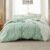 Bedsure Queen Comforter Set – Sage Green Bed Set, 3 Pieces Lightweight Summer Cute Floral Bedding, 1 Soft Reversible Botanical Flowers Comforter and 2 Pillow Shams