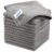 MR.SIGA Microfiber Cleaning Cloths, Streak Free Microfiber Towels, 12 Pack | All-purpose microfiber cloths, ultra absorbent, reusable household cleaning towels, Gray, 32 x 32 cm(12.6 x 12.6 inch)